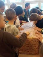 Finał akcji Paczka dla seniora z klasą 3a