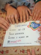 Finał akcji Paczka dla seniora z klasą 3a